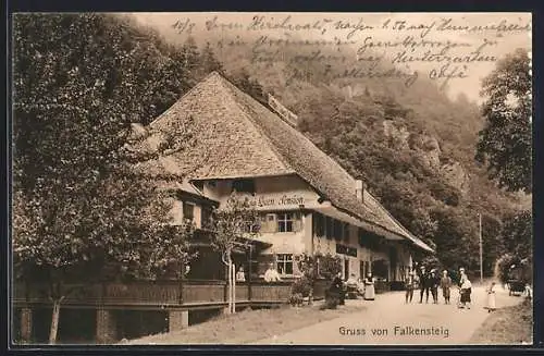 AK Falkensteig, Gasthaus zum Löwen