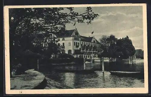 AK Konstanz, Blick zum Inselhotel