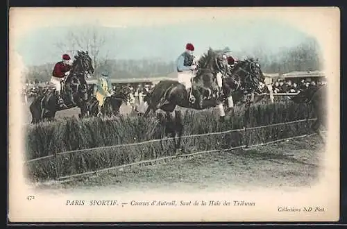 AK Courses d`Auteuil, Saut de la Haie des Tribunes