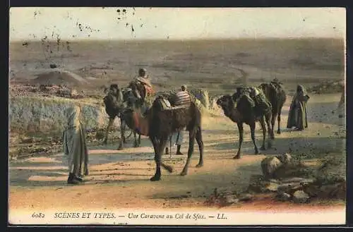 AK Une Caravane au Col de Sfax