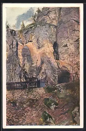 AK Macocha, Grotte der Punkwa, Eingang