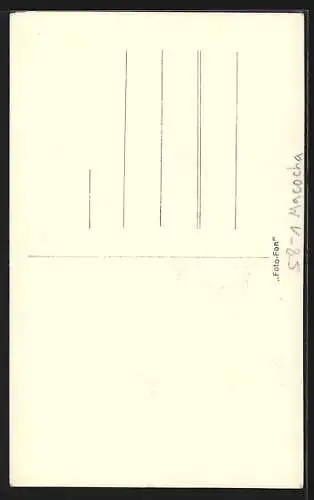 AK Macocha-Höhle, Stalagmiten in der Grotte