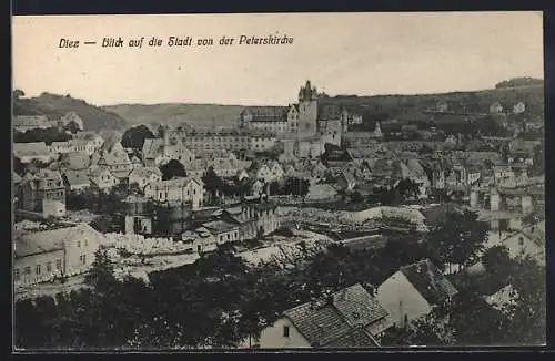 AK Diez, Blick auf die Stadt von der Peterskirche