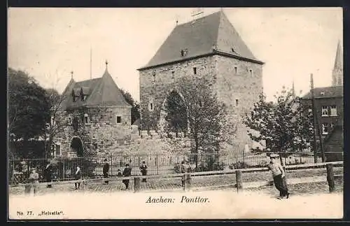 AK Aachen, am Ponttor