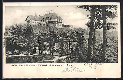 AK Bredeney a. d. Ruhr, Gasthof Luftkurhaus Ruhrstein