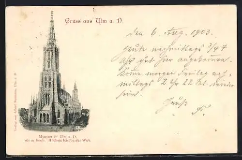 AK Ulm a. D., Ulmer Münster