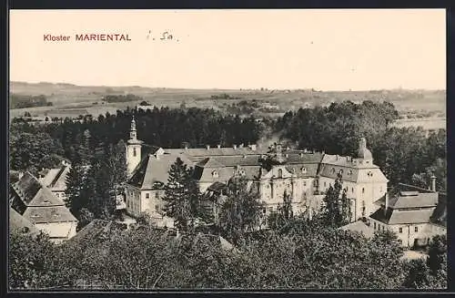 AK Mariental / Ostritz, Blick auf das Kloster