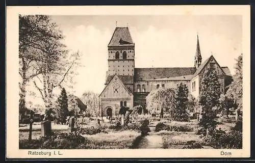 AK Ratzeburg i. L., Friedhof am Dom