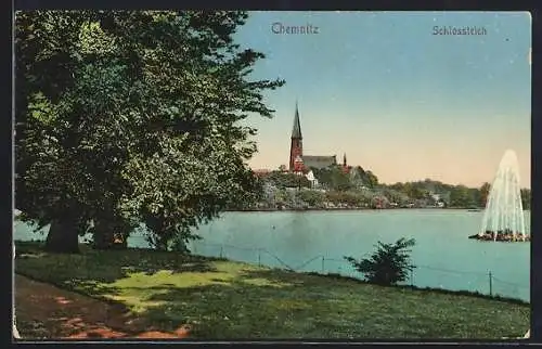 AK Chemnitz, Schlossteich und Kirche