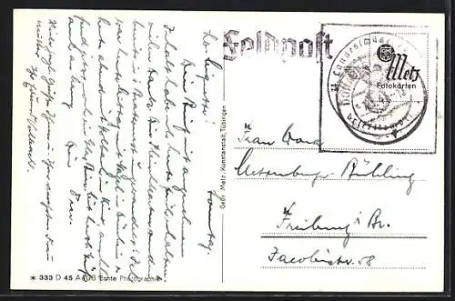 AK Bad Dürrheim /Schwarzwald, Gasthaus im Kurgarten