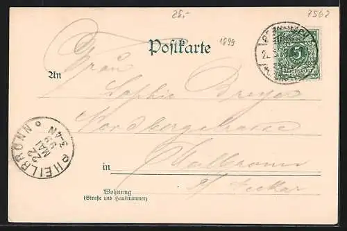 AK Gernsbach i. Murgtal, Teilansicht der Ortschaft