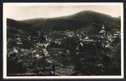 AK Gernsbach bei Baden, Ansicht vom Wald aus