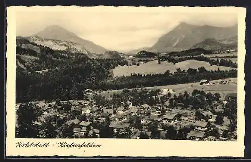 AK Kohlstatt-Kiefersfelden, Teilansicht aus der Vogelschau