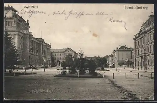 AK Zagreb, Sveucilistni trg