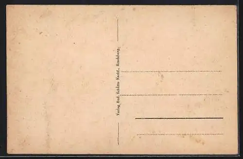 AK Rendsburg, SMS Hohenzollern passiert die Hochbrücke