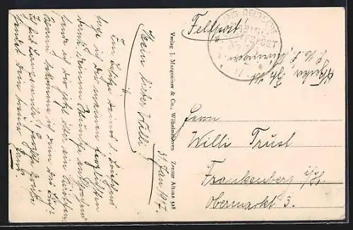 AK Torpedoboot bei heftigem Sturm in der Nordsee