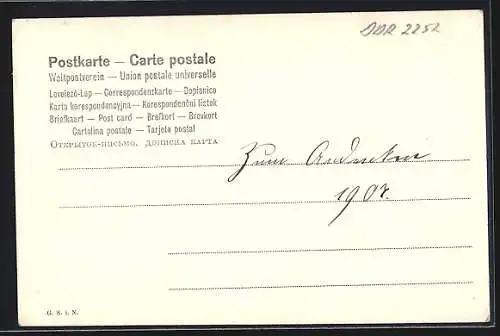 AK Salondampfer Swinemünde auf hoher See