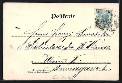 AK vermenschlichte Katzen sitzen als Liebespaar auf einer Bank