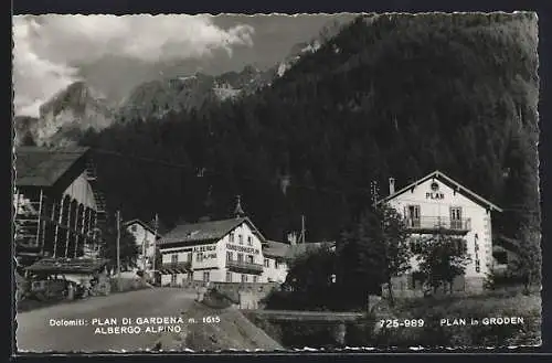 AK Plan di Gardena, Albergo Alpino, Dolomiti