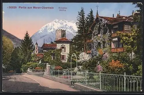 AK Meran-Obermais, Partie mit Blick zur Zielspitze