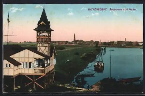 AK Wittenberge, Bootshaus und Hafen