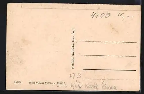 AK Essen, Kohlenzeche Victoria-Mathias