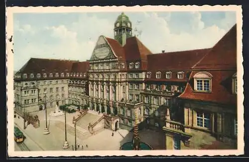 AK Kassel, Blick auf das Rathaus