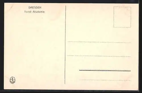 AK Dresden, Blick auf die Kunst-Akademie