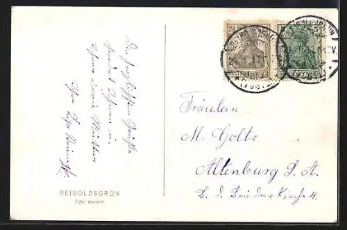 AK Reiboldsgrün, Ortsansicht aus der Ferne
