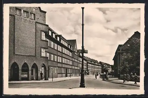 AK Rendsburg, Partie in der Bismarckstrasse