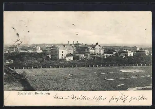 AK Rendsburg, Blick zur Strafanstalt