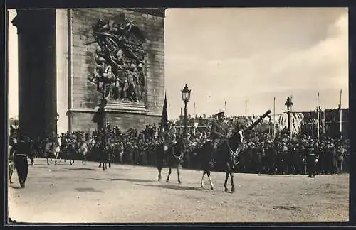 AK Paris, General John J. Pershing, Fetes de la Victoire 1919