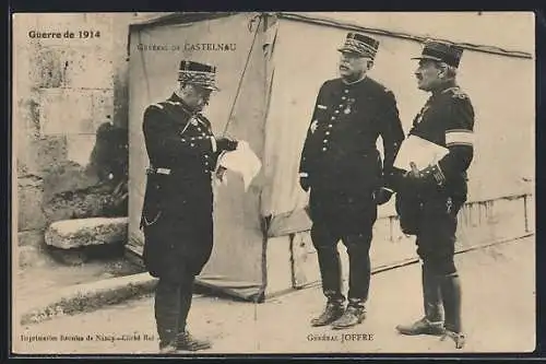 AK Général de Castelnau et Général Joffre