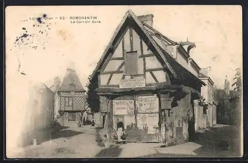 AK Romorantin, Le Carroir doré, vieille maison à colombages