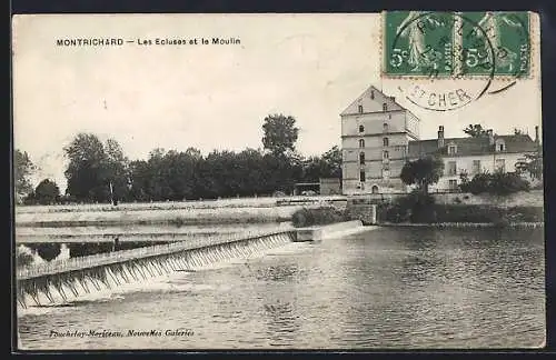 AK Montrichard, Les Écluses et le Moulin