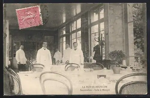 AK La Motte-Beuvron, Sanatorium, Salle à Manger