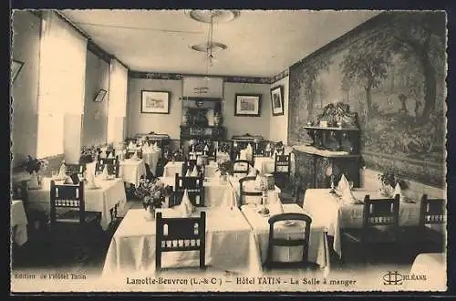 AK Lamotte-Beuvron, Hôtel Tatin, La Salle à manger