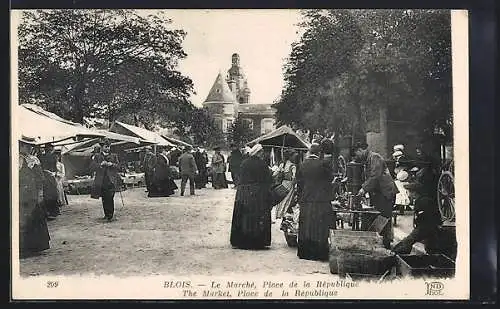 AK Blois, Le Marché, Place de la République