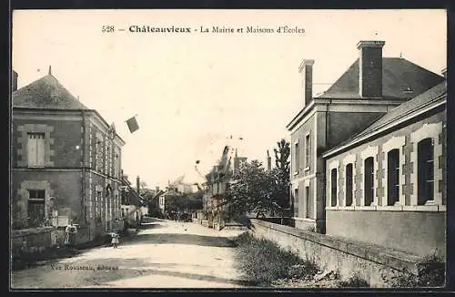 AK Châteauvieux, La Mairie et Maisons d`Écoles