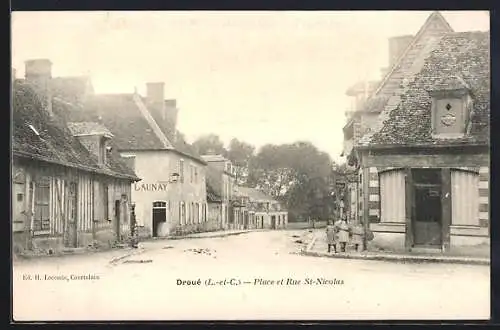 AK Droué, Place et Rue St-Nicolas