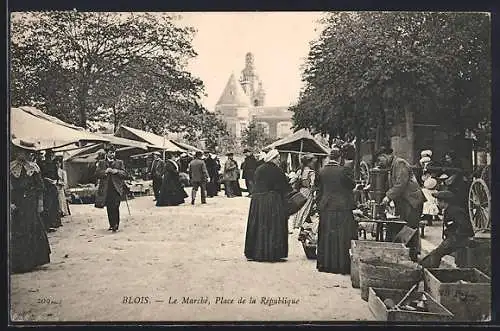 AK Blois, Le Marché, Place de la République