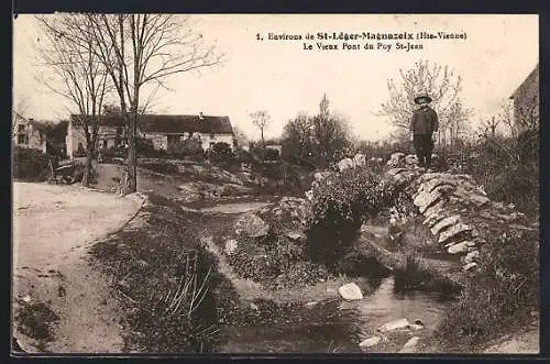 AK Saint-Léger-Magnazeix, Le Vieux Pont du Puy St-Jean