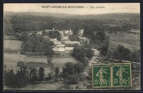 AK Saint-Léger-la-Montagne, Vue générale