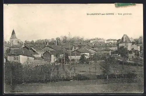 AK St-Laurent-sur-Gorre, Vue générale