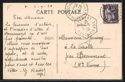 AK Saint-Just-le-Martel, Vue générale