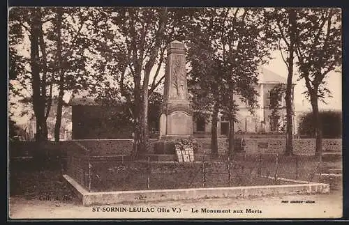 AK St-Sornin-Leulac, Le Monument aux Morts