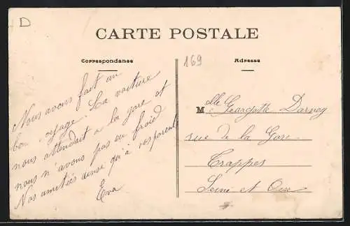 AK Saint-Symphorien, Vue générale du village et des bâtiments environnants