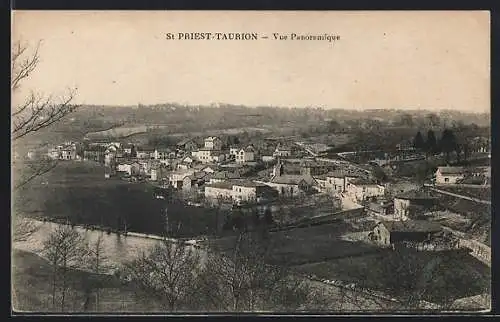 AK Saint-Priest-Taurion, Vue panoramique