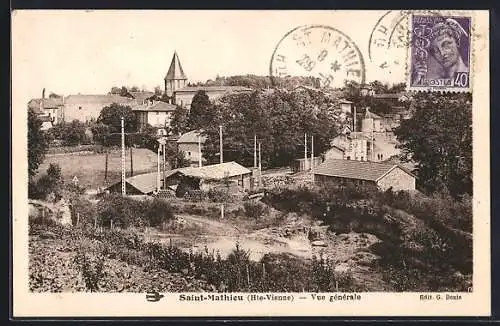 AK Saint-Mathieu, Vue générale