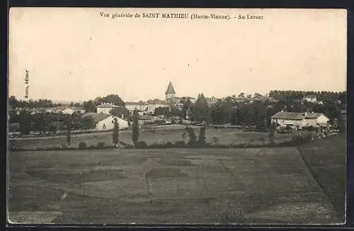 AK Saint Mathieu, Vue générale au levant